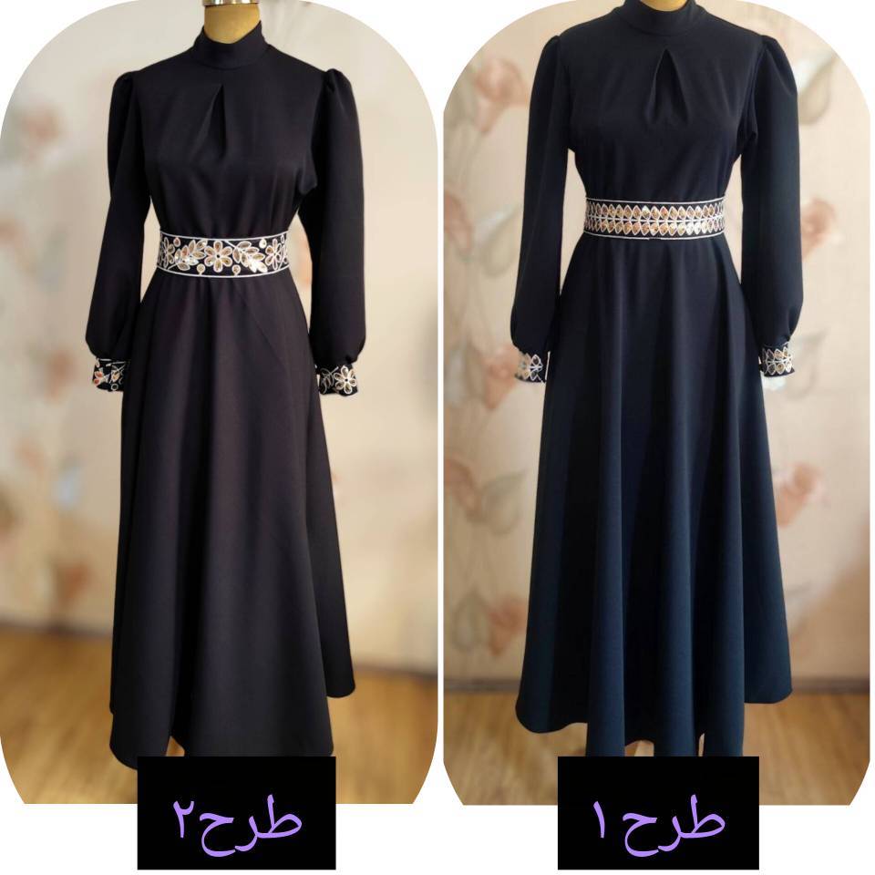 تصویر کالکشن عیدانه پیراهن مزونی زنانه طنازباکمربندباارسال رایگان دارای سایزبندی زیرنویس پایین سایت چک شود 